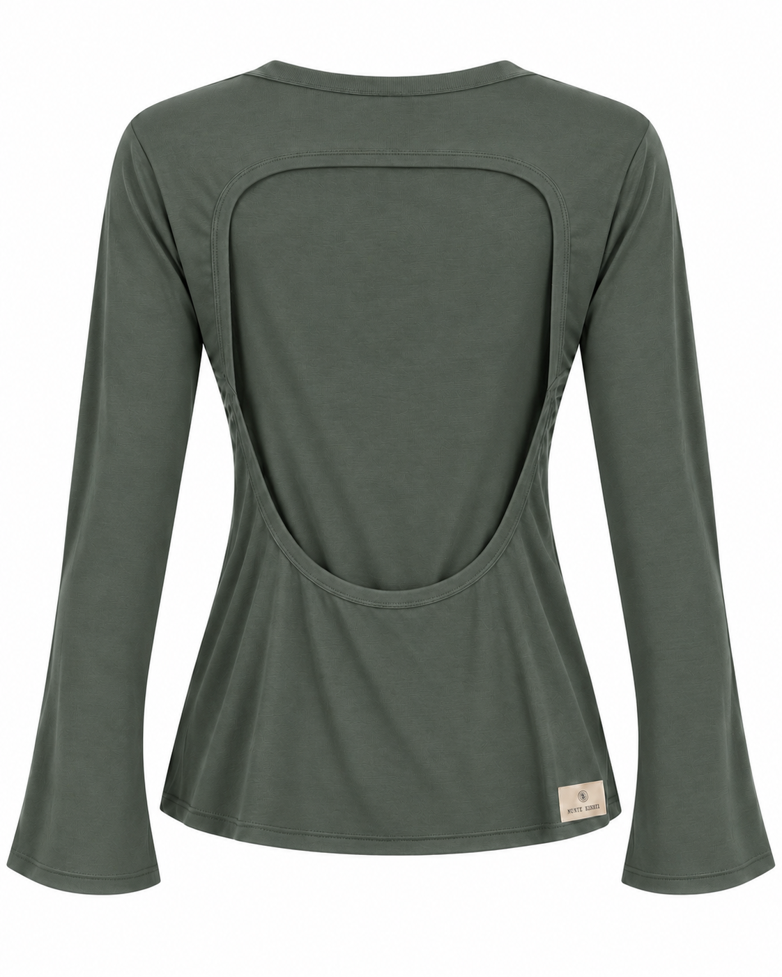 SOREN LONG OPEN BACK TOP - בורדו