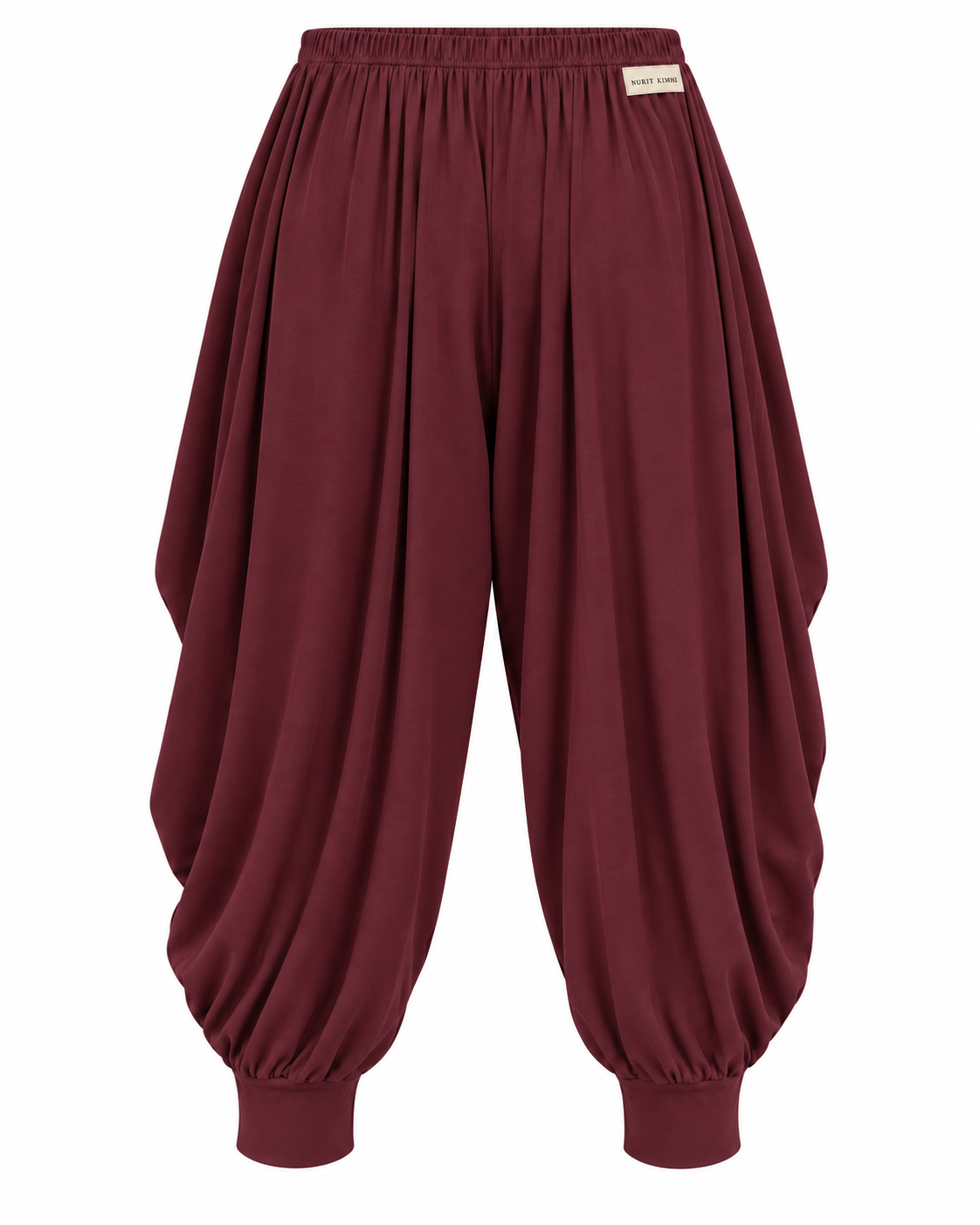 SOREN LONG BALLOON PANTS -בורדו