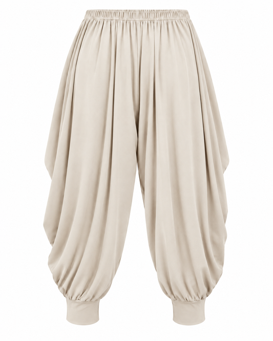 SOREN LONG BALLOON PANTS -שמנת