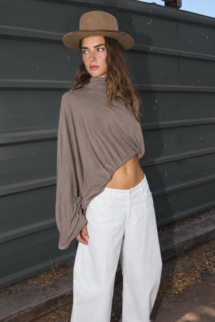 VAREN BALLOON PANTS - חום