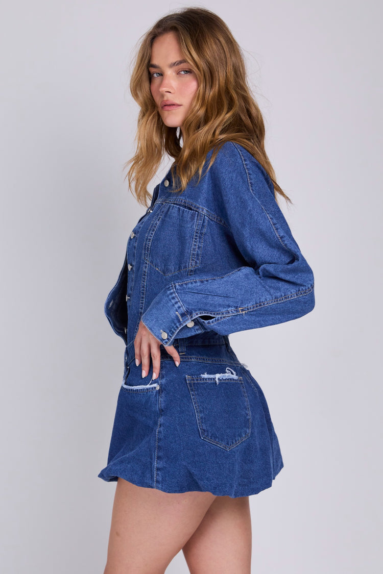 D27 - Ballon Skirt Jeans