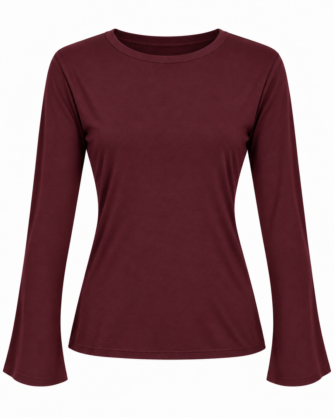 SOREN LONG OPEN BACK TOP - בורדו