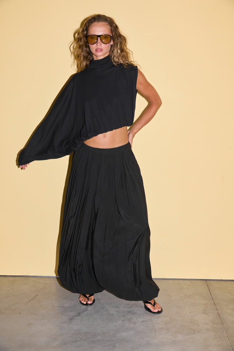 ELVIA PANTS - שחור