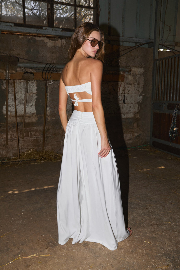 AVELINE PANTS - לבן