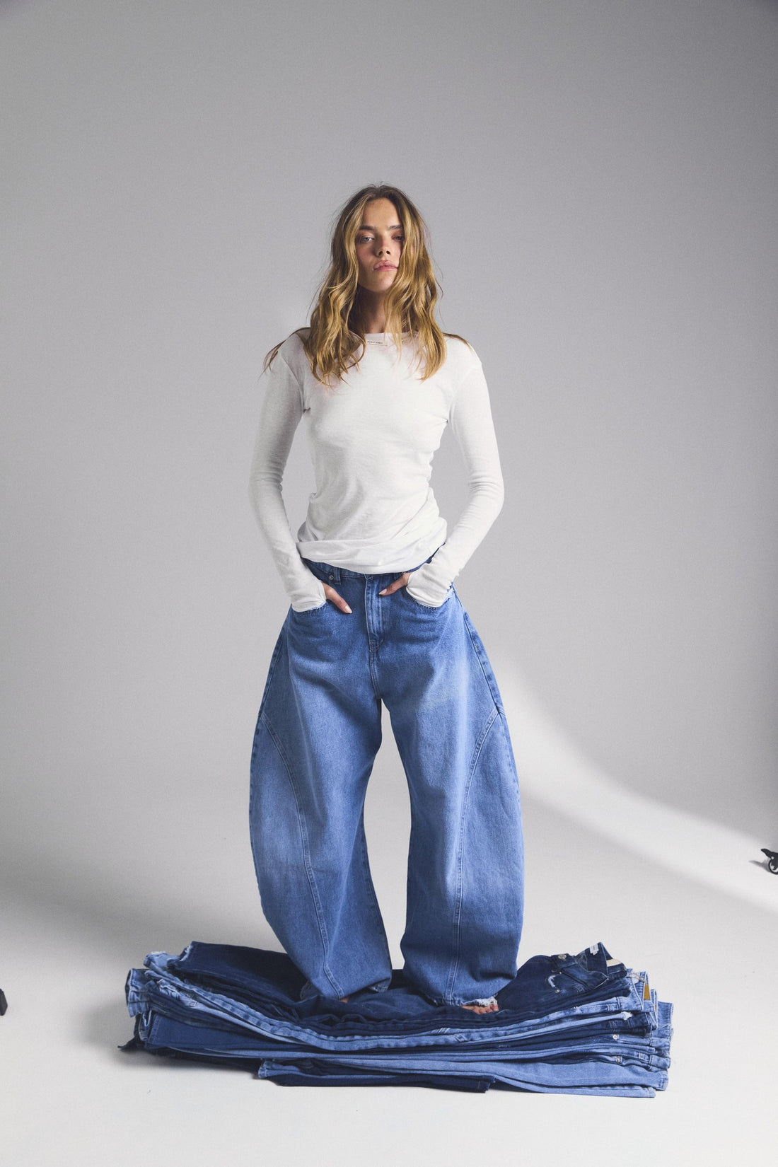 D15 - BAGGY DENIM - LIGHT BLUE