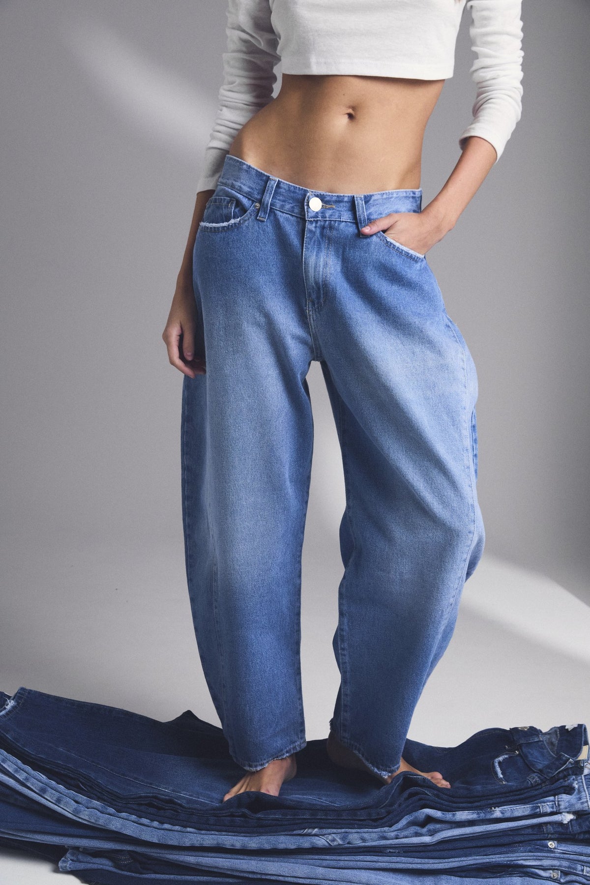 D17 - ANKLE DENIM - BLUE