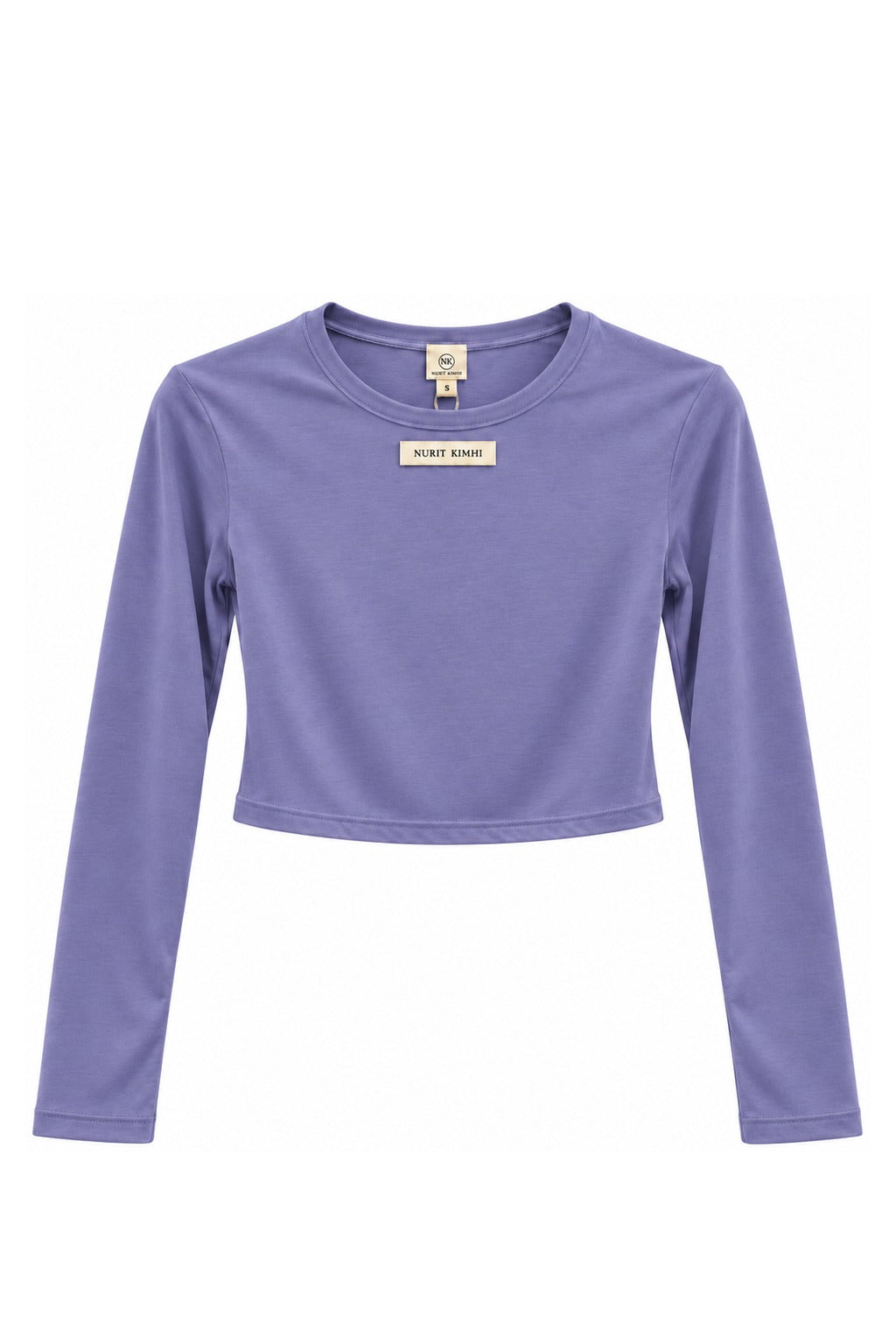 Tissue 02 - Cropped Shirt - סגול
