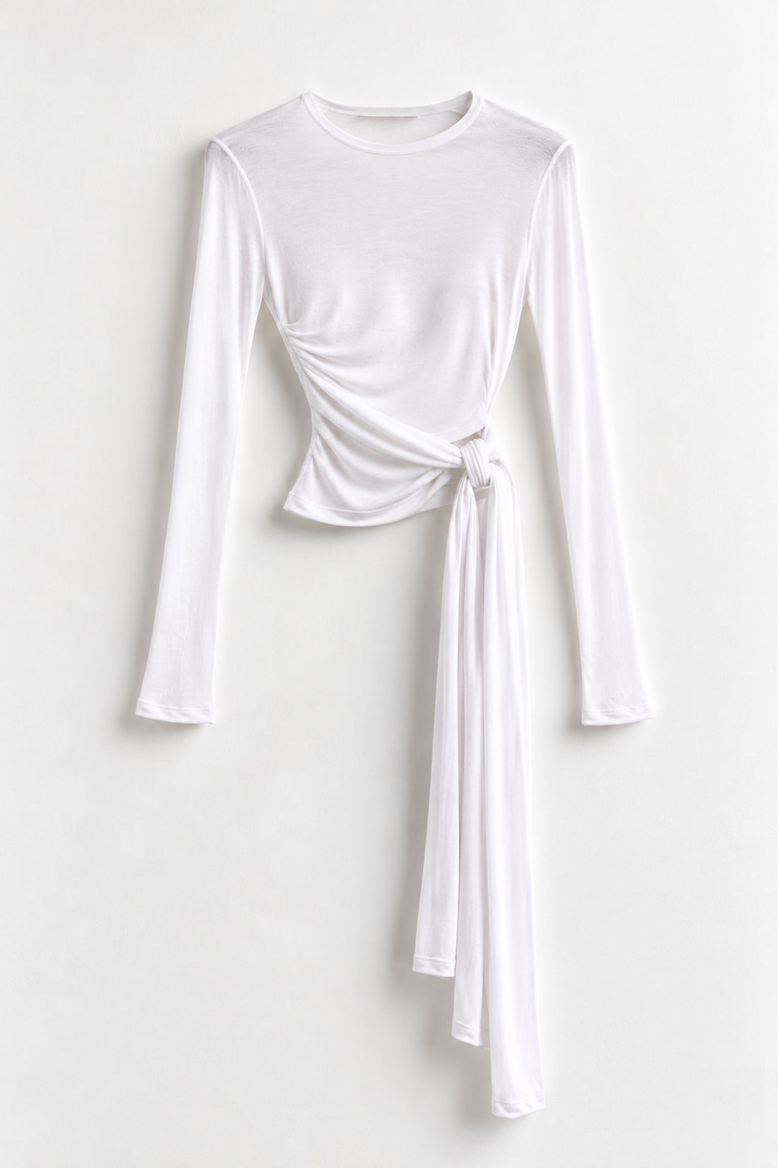 THE TIE TOP - WHITE