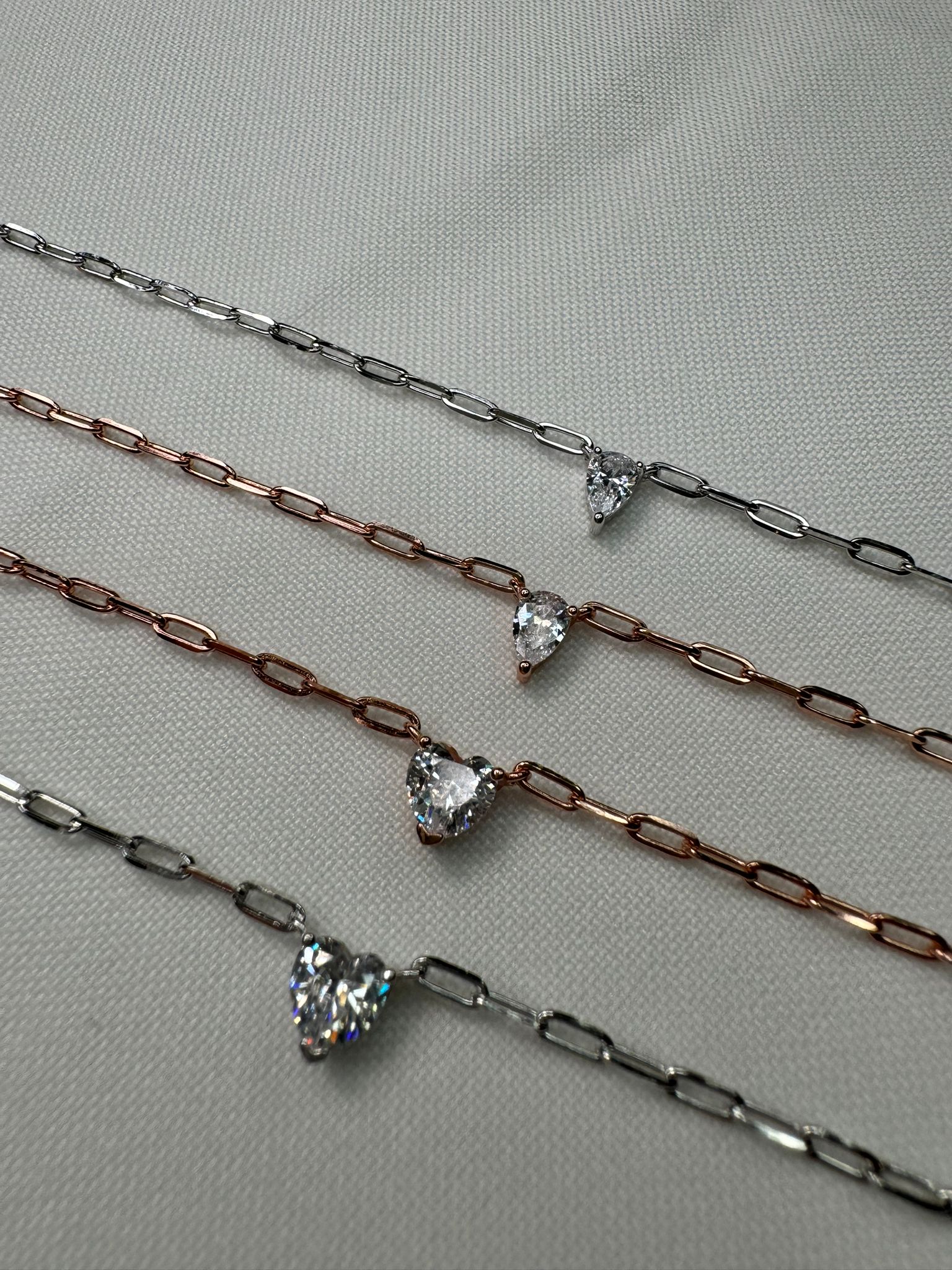 שרשרת גורמט לב - כסף