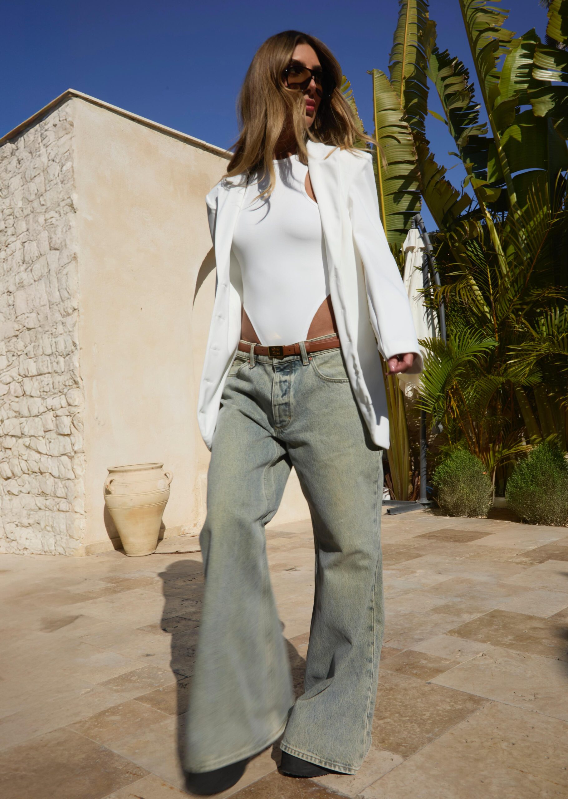 ג'ינס פדלפון גזרה נמוכה