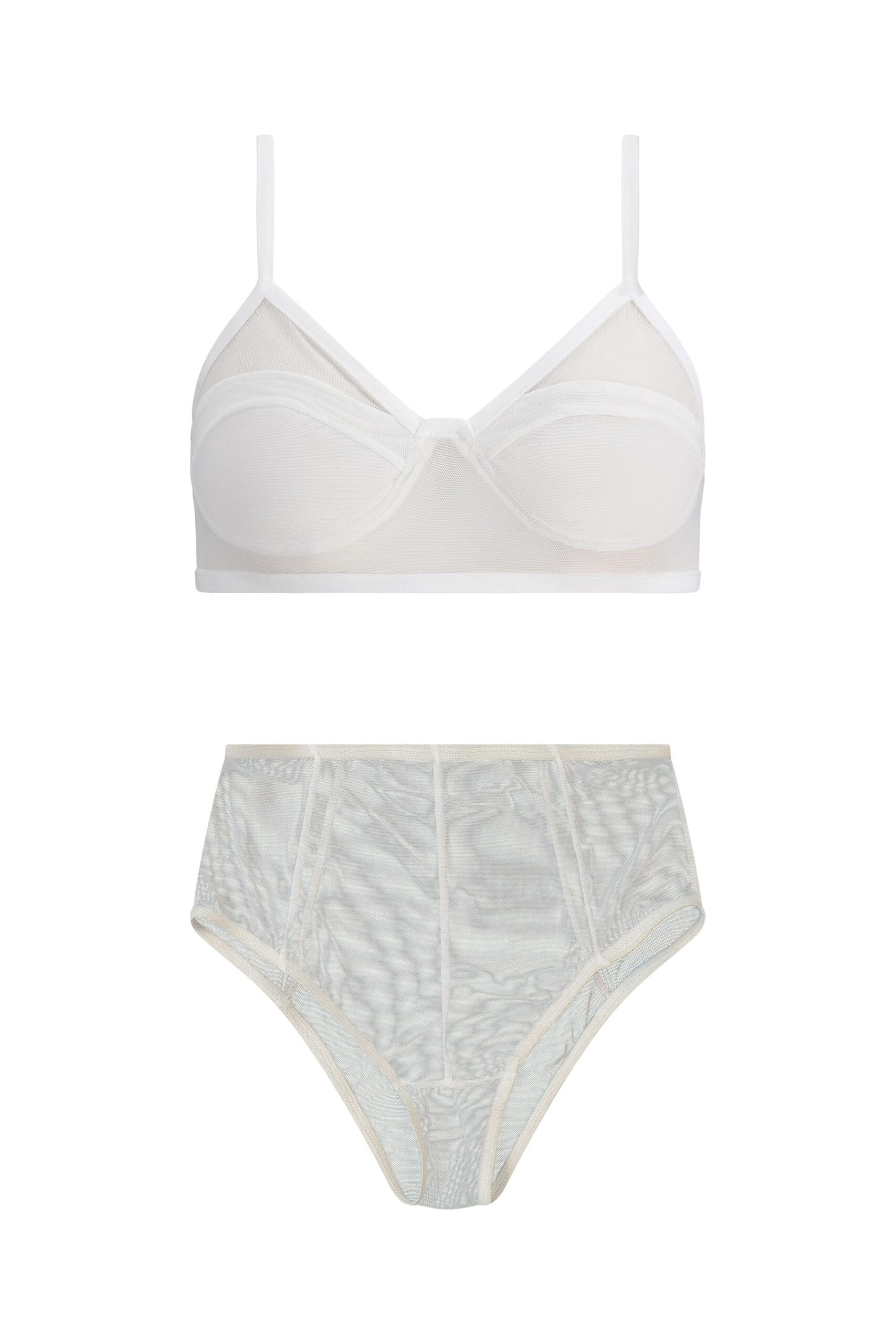 חזיית NURIT - לבן שקוף