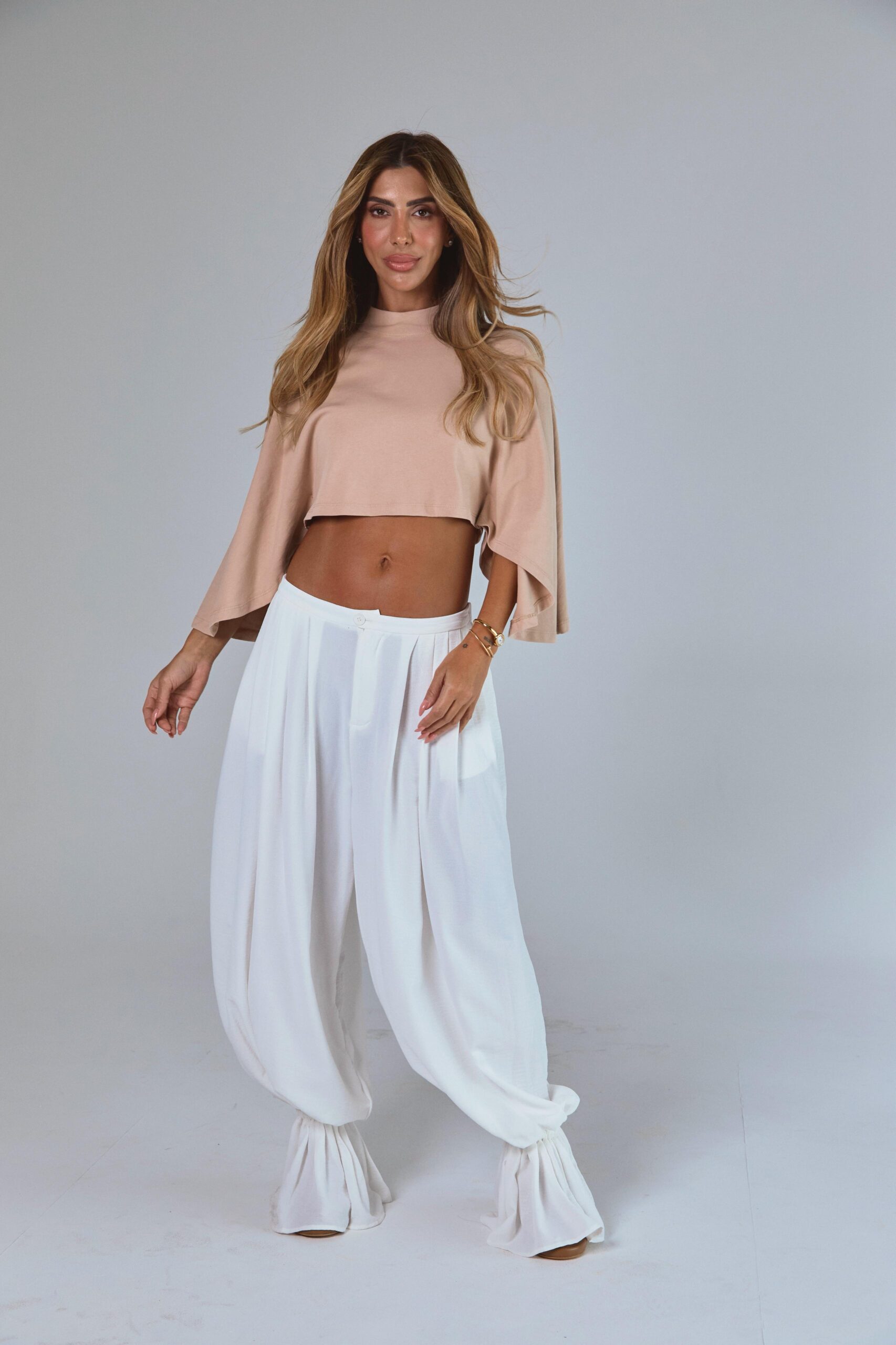 מכנס רובין - לבן