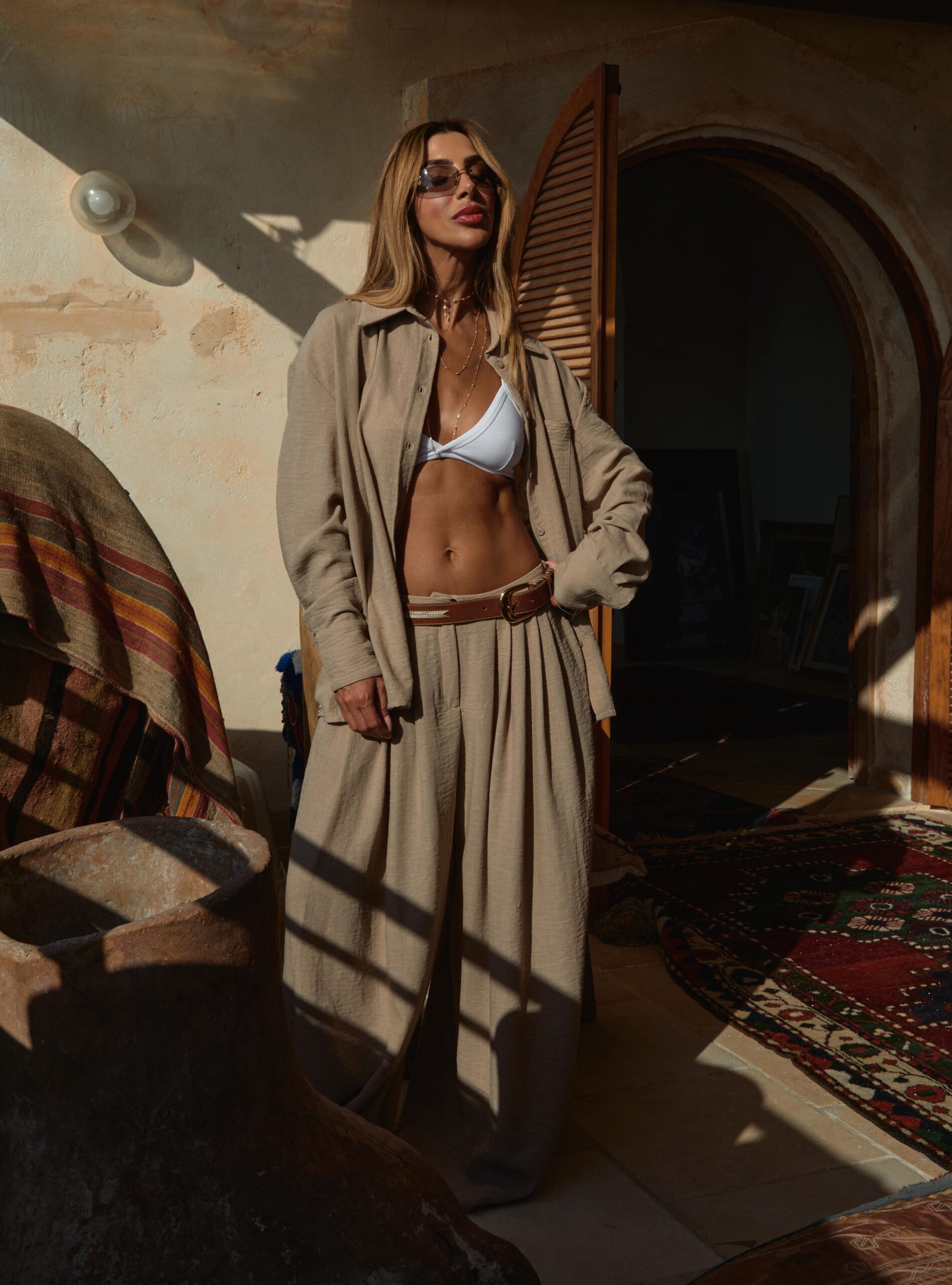 חולצת אנדרס - קאמל