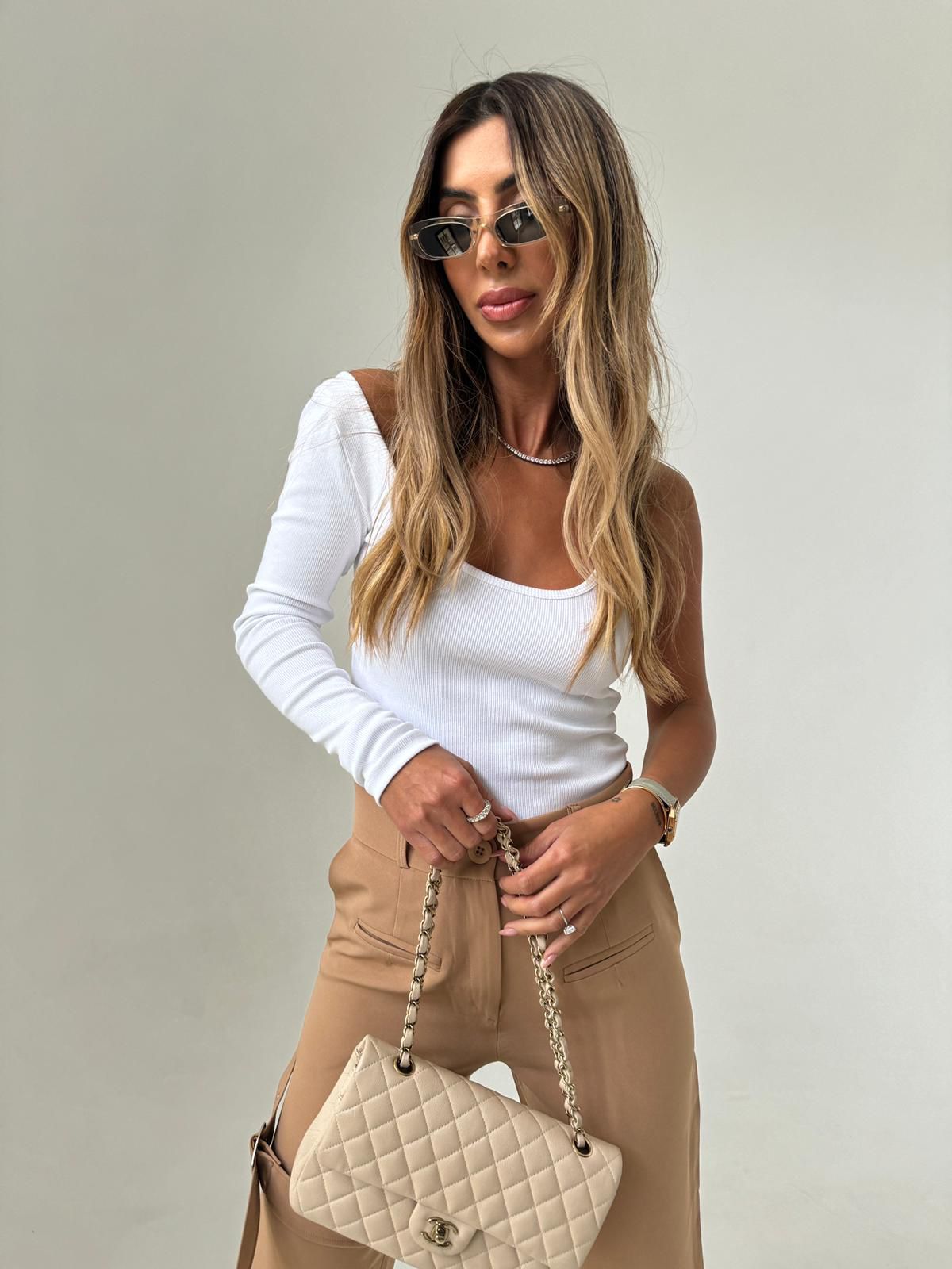 בגד גוף סול - לבן