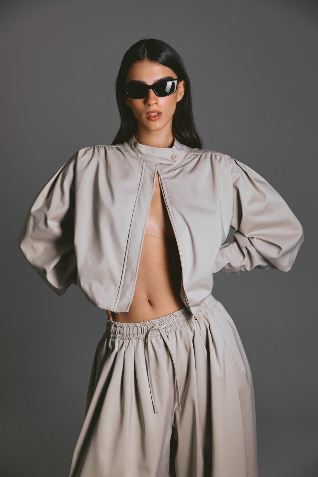 ג'קט BROOKIYN – אפור