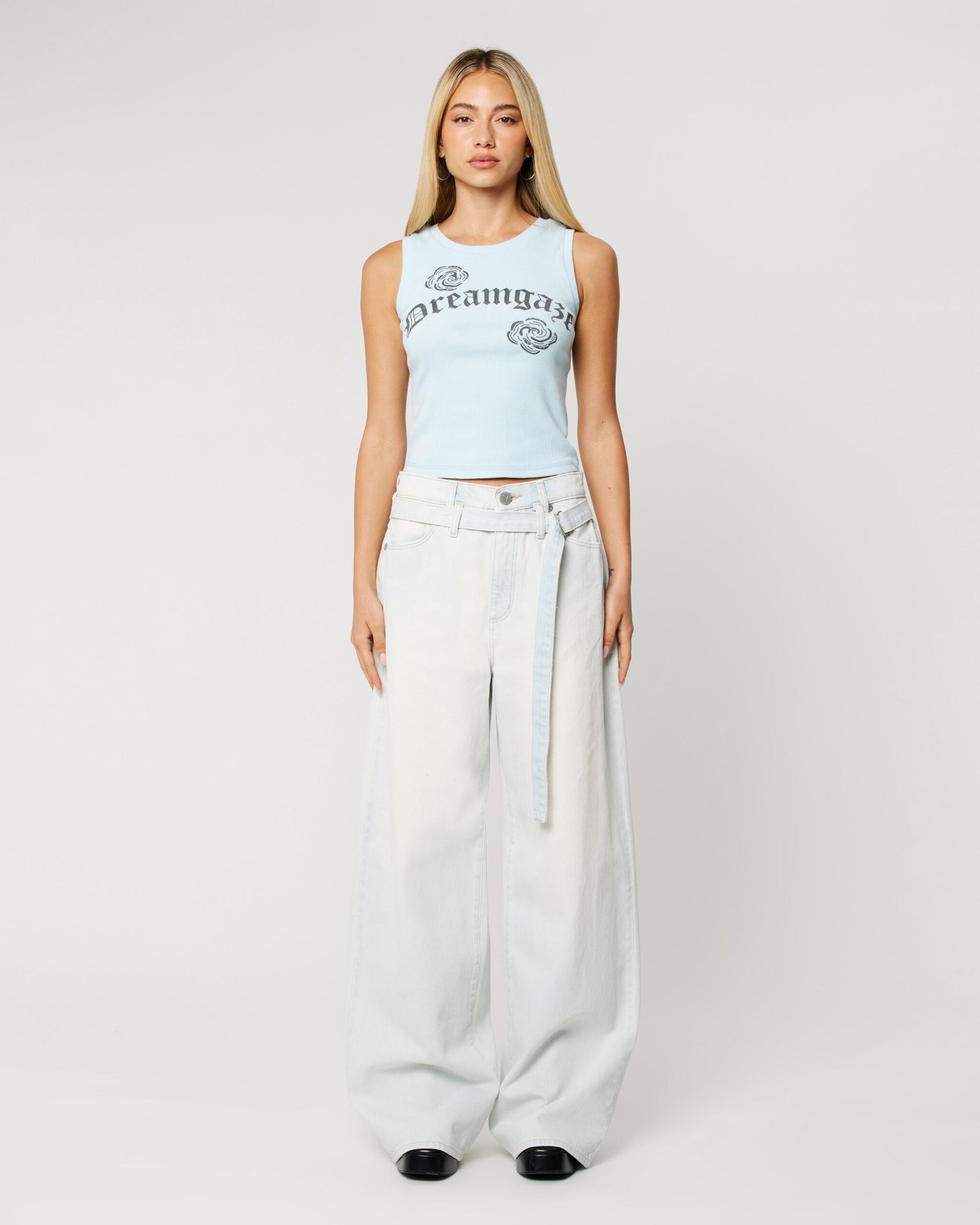 ג'ינס ZW COLLECTION WIDE LEG HIGH WAIST