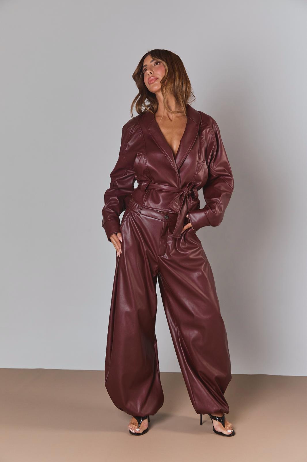 מכנס Shon – בורדו