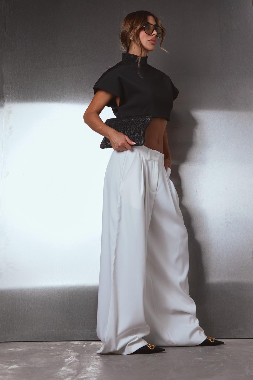 מכנס RAY- לבן