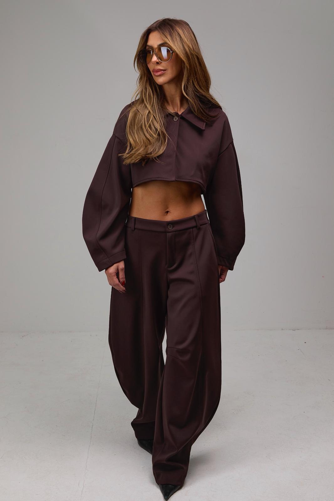 מכנס AURA - חום