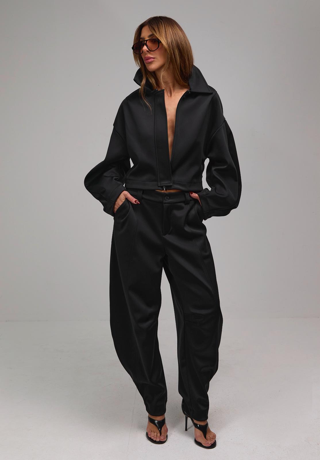 מכנס AURA סקיני  – שחור