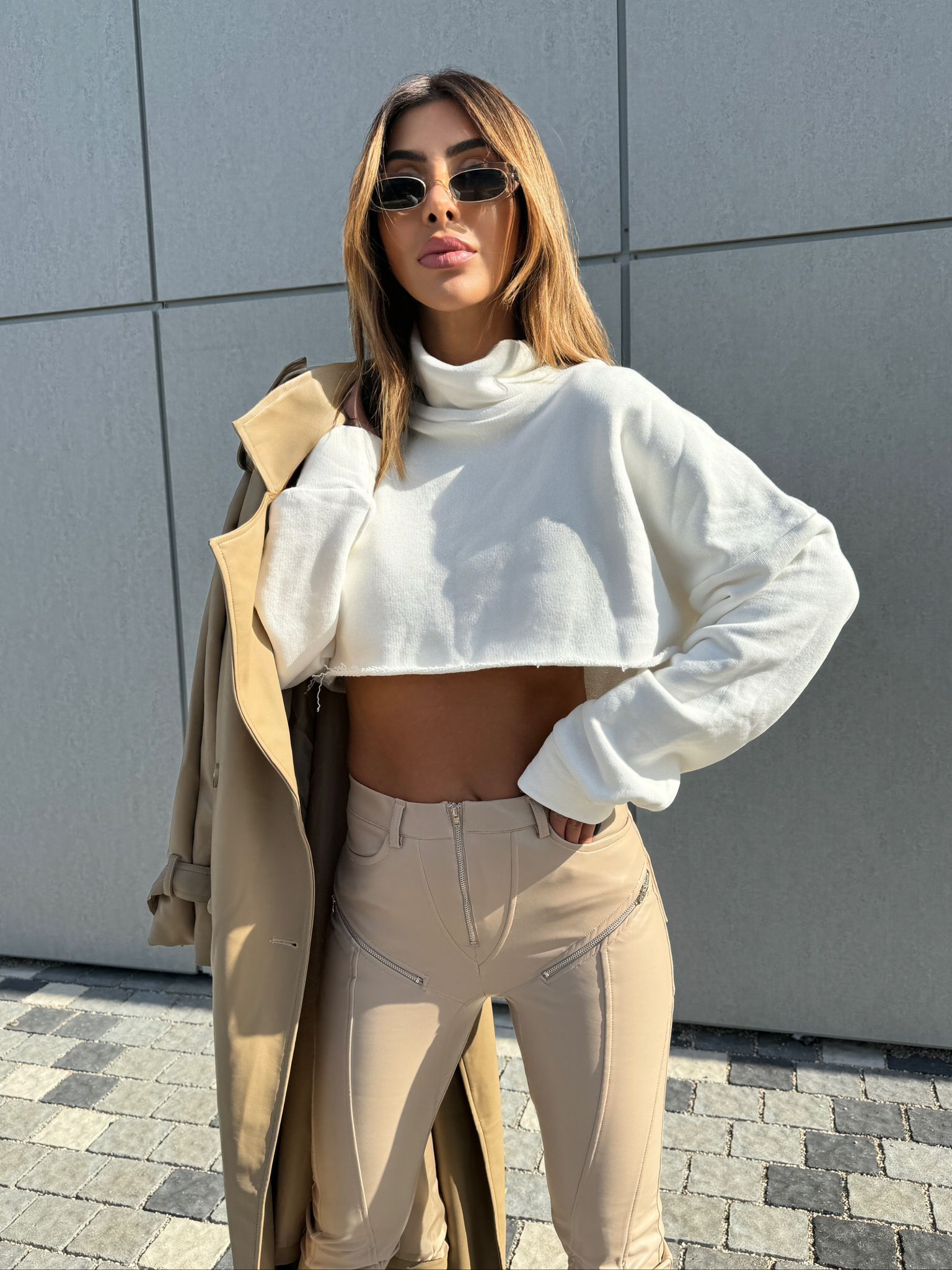 חולצת נוי - לבן