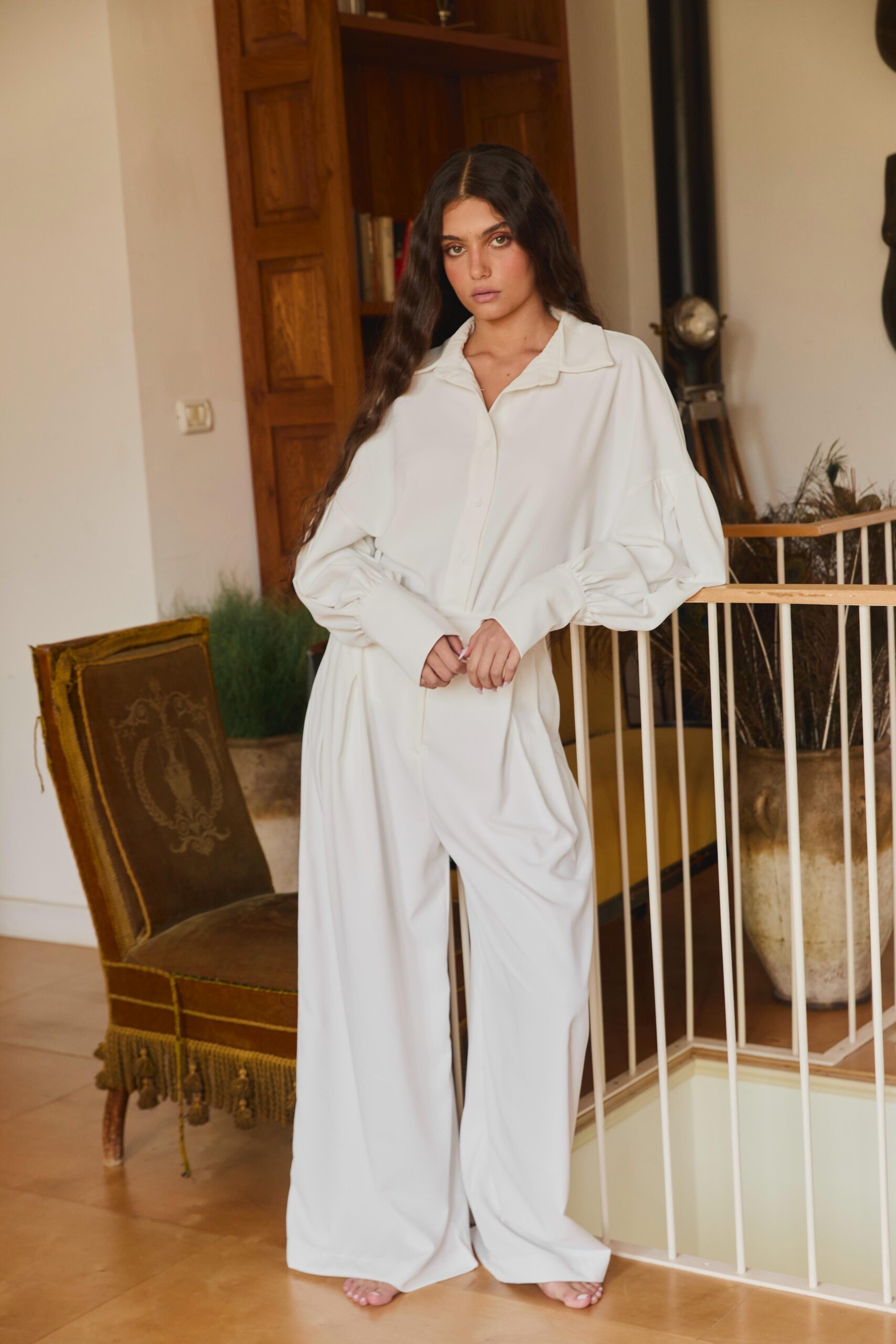 מכנס CASEY - לבן