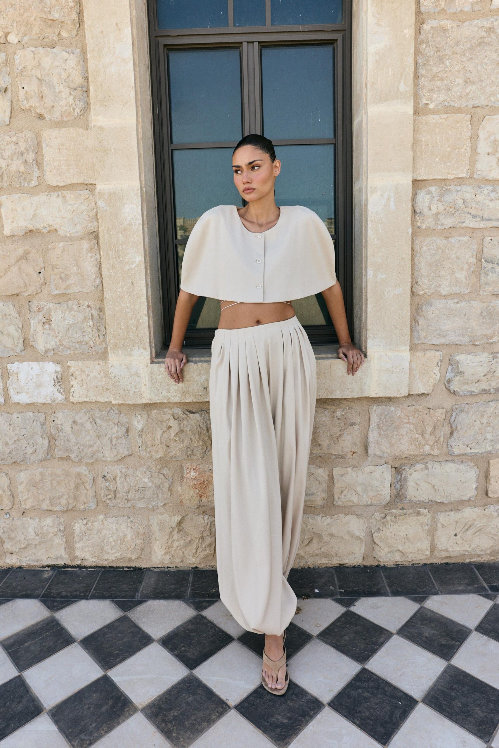 מכנס SEOUL - בז'