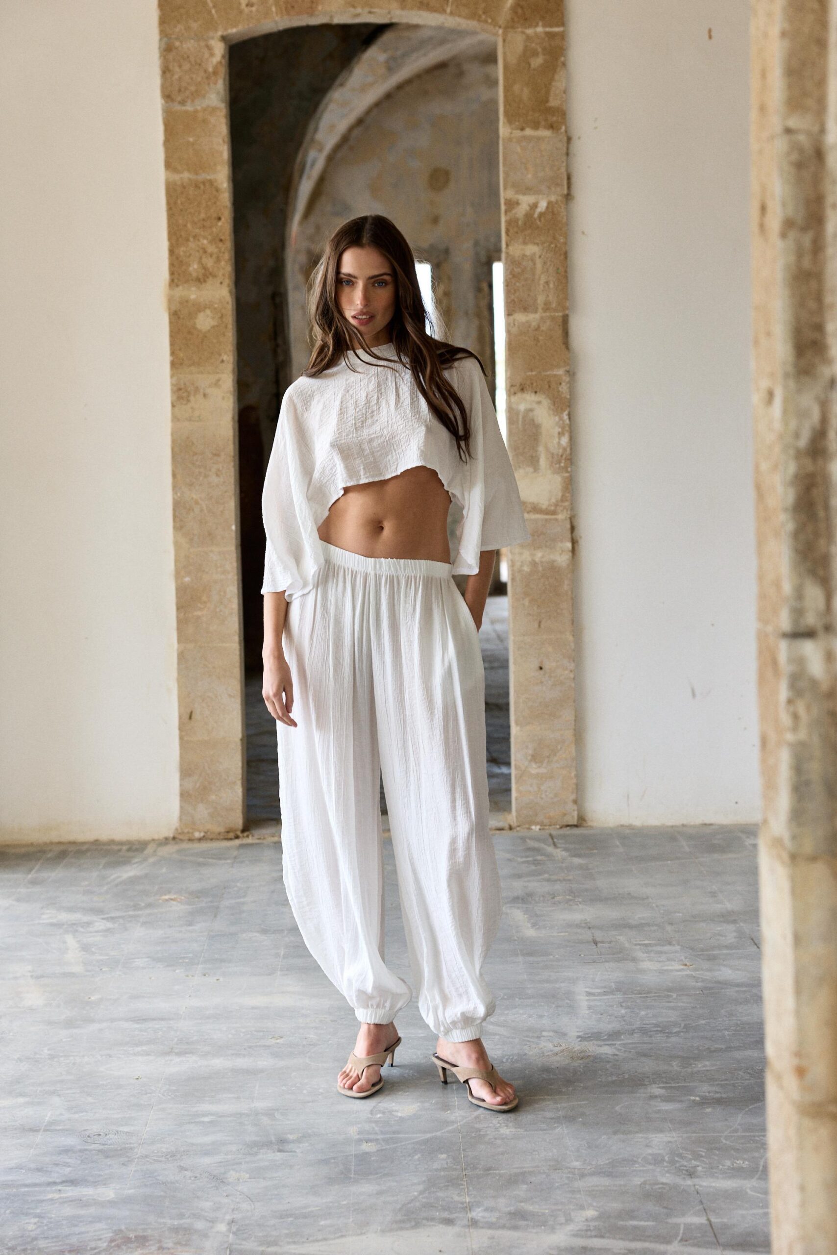 חליפת SUN - לבן